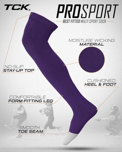 Image of Baseball Softball Over the Knee Socks Prosport | Durable Performance | Double Welt Top | Smooth Toe | Moisture Wicking
