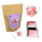 Claymoo Air Dry Clay Kit – Air Dry Clay for Adults and Teens, Safe & Non-Toxic Air Dry Foam Clay, Includes Sculpting Tools & Video Tutorials, Perfect for Creative Gifts (When Pigs Fly)