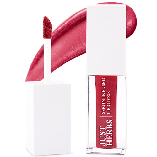 Just Herbs Serum Infused Lip Gloss for Women, Lightweight Non-Sticky High Glossy Moisturizing and Hydrating Lip Gloss 3 ml
