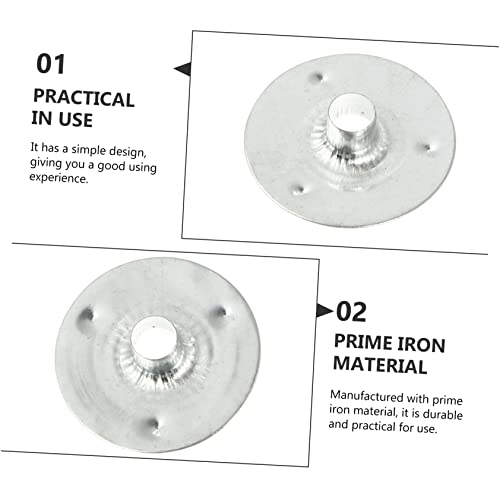 5 bolsas de clips base de hierro para mechas de vela miniatura 4