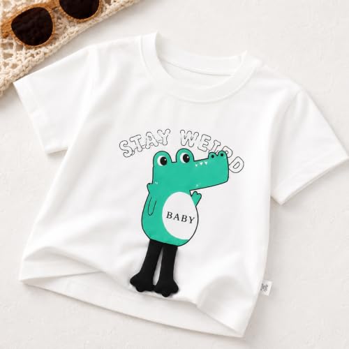 Image of Googo Gaaga Boy's Cotton Short Sleeve Printed Tshirt and Half Pant Set