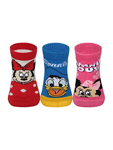 Image of Supersox Regular Disney Socks for Babies, Made with Breathable, Anti Odour & Moisture Absorbent Combed Cotton with a Extra Durable Welt, Ideal For All Day Wear (Pack Of 3)