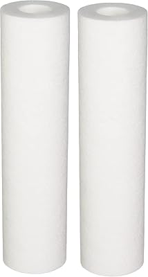American Water Solutions W5P Whole House Sediment Filter Cartridges Compatible to American Plumber (2 Pack)