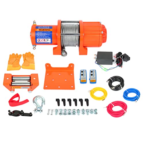 Torno Eléctrico 4500LB 12V con Control Remoto miniatura 1