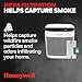 Honeywell Allergen Plus HEPA Air Purifier for Home, Large Rooms up to 900 Ft², Turbo Clean, HEPA Filter Reduces Allergens, Dust, Pollen, Pet Dander, All Smoke Types, Odors, White, HPA5100W