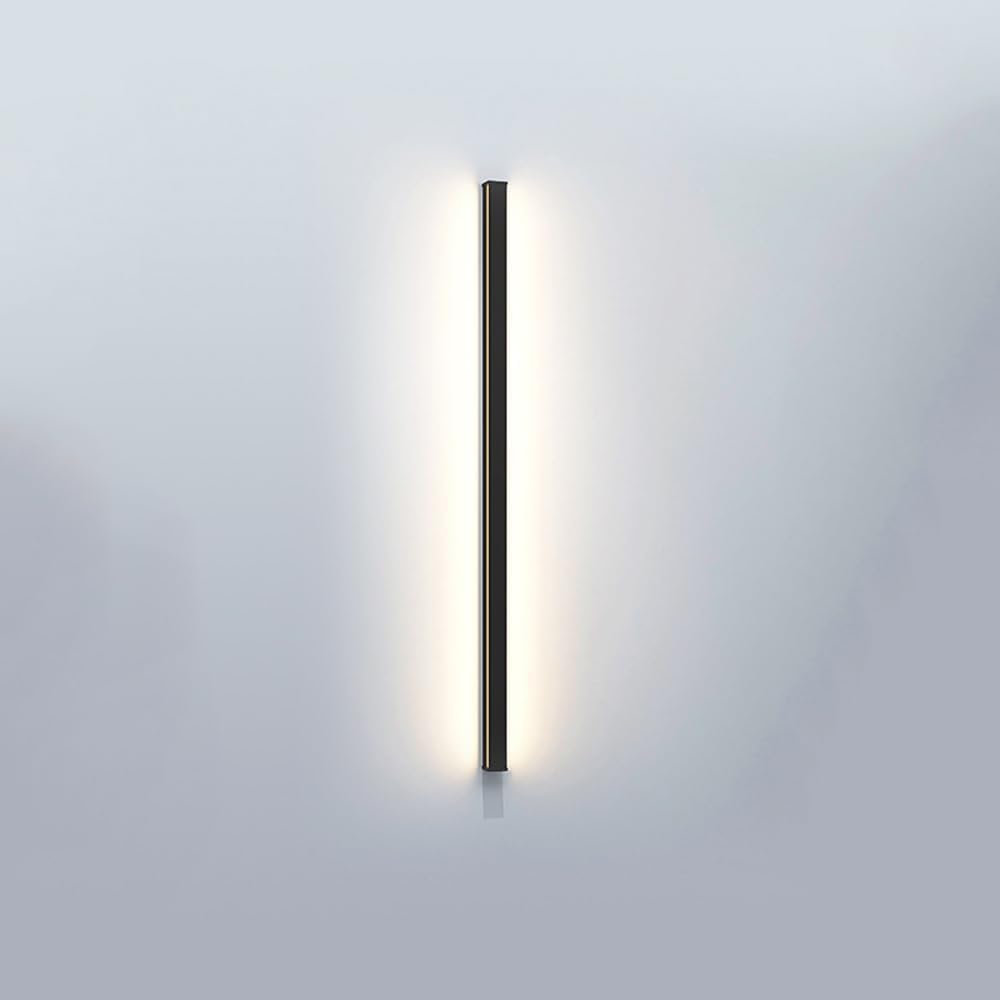 SMCCYYSD LED Linear Wall Light, Modern Aluminum Metal Lamp Acrylic Long Strip Sconce, 4000K Soft Light Mounted Lighting, Pendant
