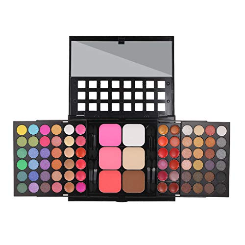 Anself Paleta de Correctores, 78 Colores Juego de Maquillaje Set de Sombras de Ojos Todo en 1con 8 Cepillos