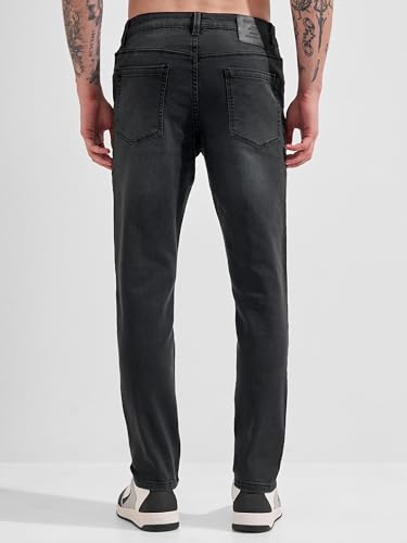 Image of Highlander Men Men's Straight Relaxed Fit Jeans | Stretchable | Everyday Comfort & Style| Jeans for Man|Premium Cotton Blend