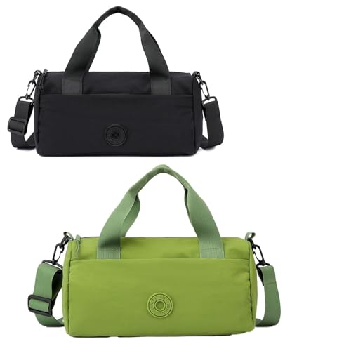 Women's mini gym bag with multiple pockets, waterproof and lightweight, suitable for commuting and travel (A-1)