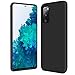 Produktbild Conie Hülle für Samsung Galaxy S20 FE, TPU Silikon Case [MICROFASER Innenfutter] Anti Kratz, Handyhülle Galaxy S20 FE, Schwarz