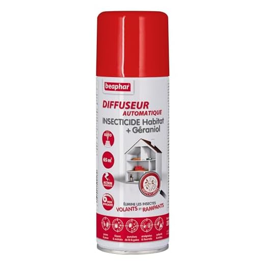 Beaphar - Diffuseur insecticide pour l'habitat des animaux 65m² - 200 ml