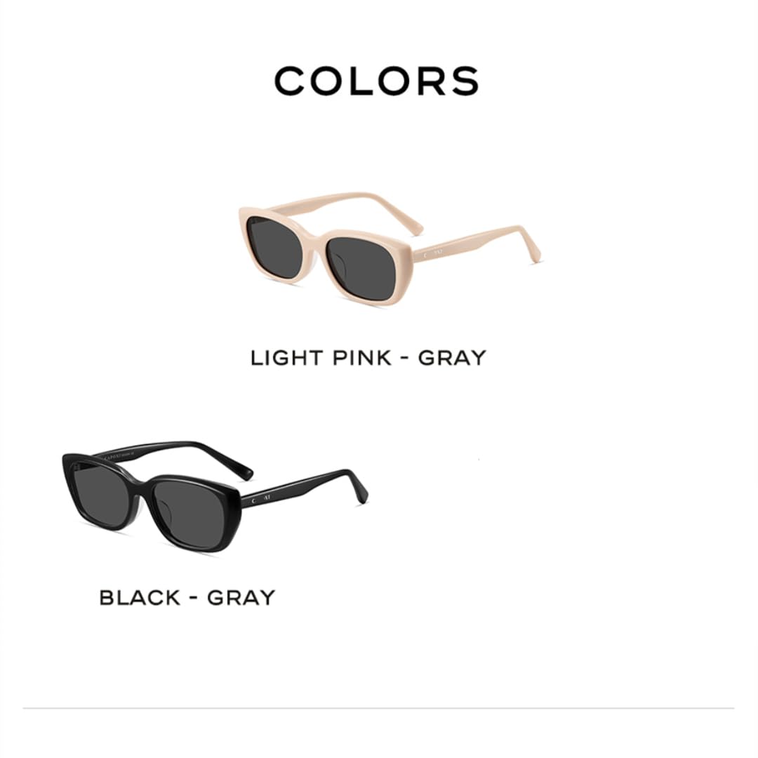 Lunettes de soleil pour femmes, verres polarisés en acétate à gradient UV400