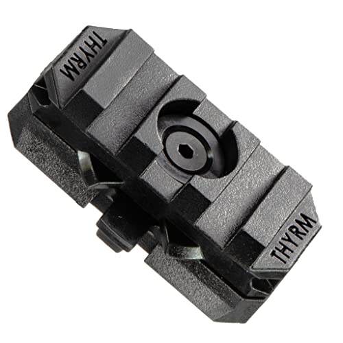 Thyrm VariArc Helmet Mount, Compatible with Dovetail Rails (Black), Adjustable for attaching Light, Made in USA
