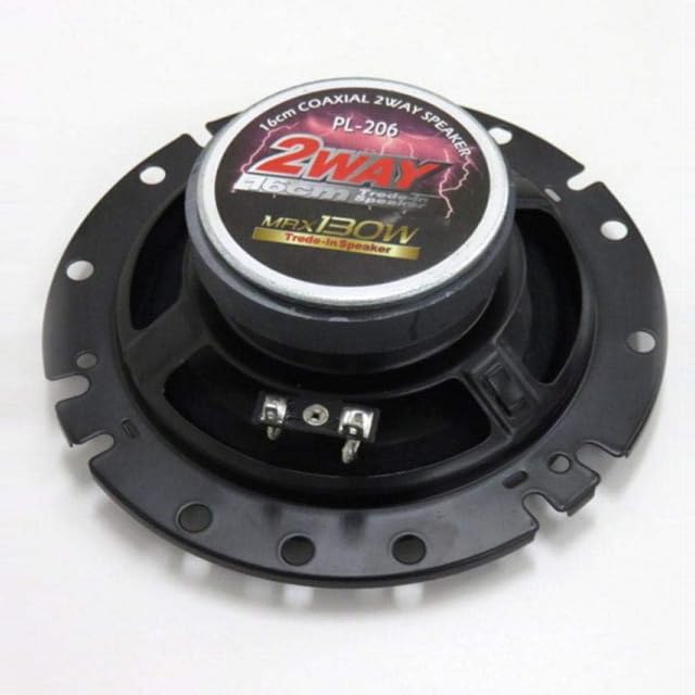 Amazon.co.jp: 16cm 2WAY カースピーカー【BK】 最大130W コアキシャル
