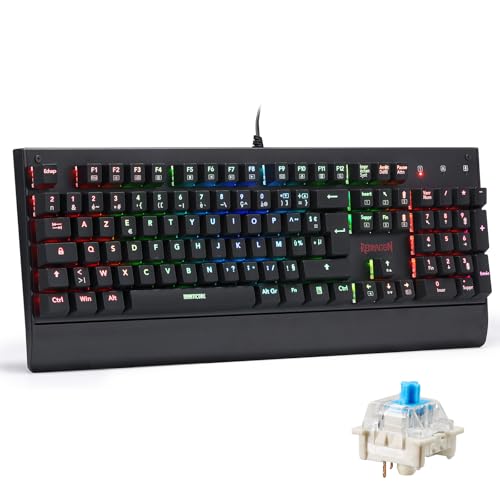 Clavier De Jeu Mécanique Redragon K557 RGB Azerty FR Noir