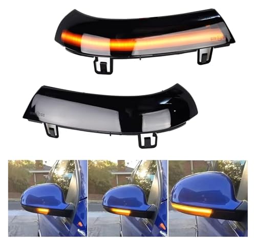 Clignotant miroir LED dynamique pour Golf 5 et Jetta, indicateur défilant fluide