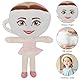CWENDANER Tralalero Tralala Plush (35cm) Italian Brainrot Kuscheltier, Weicher Plüschtier für Kinder, Geburtstagsgeschenk und Sammlerfigur (Cappuccino)
