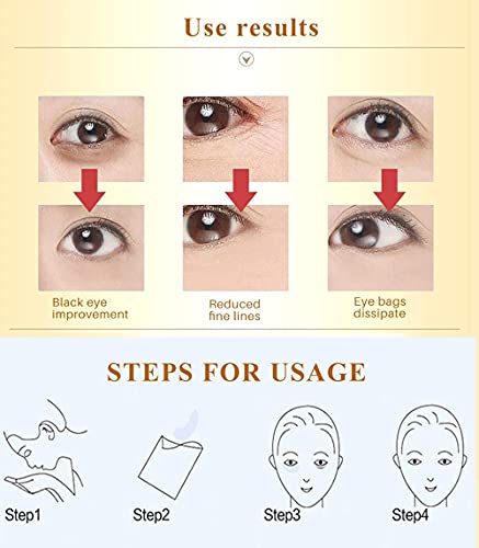 Eye Mask, 60 Pairs Collagen Under Eye Patches, Crystal Eye Gel Pads Treatment For Reducing Dark Circles, Lighten Wrinkles Anti-Aging Moisturizing, Fine Lines Eye Bags Puffiness For Women Men #TOP5
