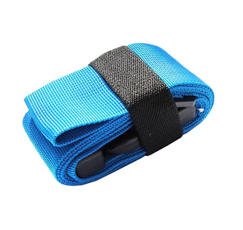 Image of Luggage Straps for Suitcases TSA Approved-2 Pack Bright Personalized Luggage Belt Strap for Suitcase /Carry On Bag Luggage Accessories for Travel (SkyBlue)