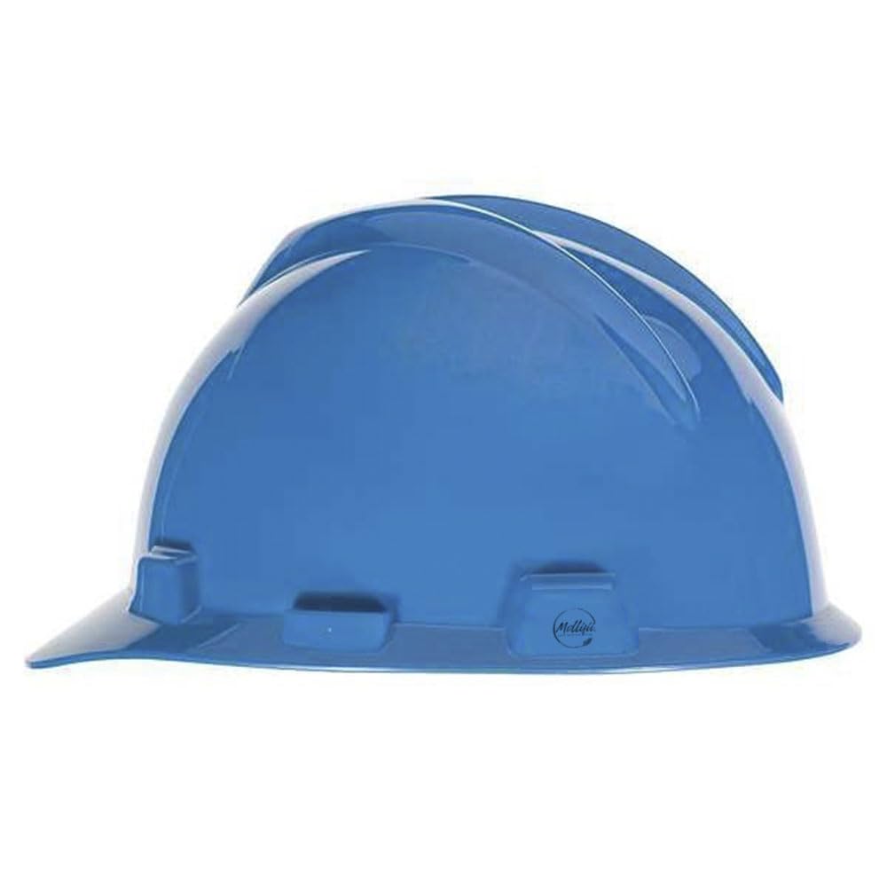 Hard Hat, Polyethylene, 4 Point Pinlock, Type 1, Class E, Blue, Mfr: 466355-A