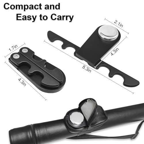 MoyanSuper Portable Pool Stick Holder - Weighted 4-Cue Claw Holder for Billiard Table, Black