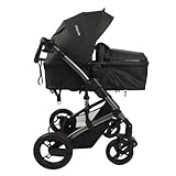 Amulay Carriola Plegable Ligera Kobu – Carreola Reclinable de Viaje con Estructura Metálica y Accesorios