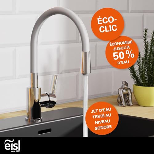Robinet de cuisine pour évier profond et lavage facile des légumes