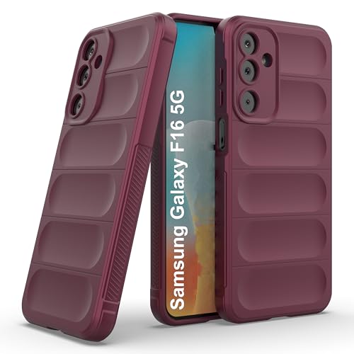 Image of Zapcase Back Case Cover for Samsung Galaxy F16 5G | Compatible for Samsung Galaxy F16 5G Back Cover | Liquid Silicon Magic Case with Camera Protection | Plum