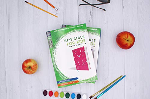 NIrV, Bible for Kids, Large Print, Leathersoft, Pink, Comfort Print: Thinline Edition - Image 4