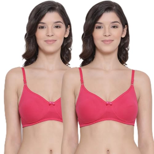 Image of Lyra Women's Cotton Non Padded Wire Free T Shirt Bra