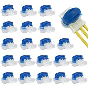 GWHOLE Pack of 20 Electrical IDC 314 BOX Wire Connectors for Robotic Lawn Mowers Irrigation Applications
