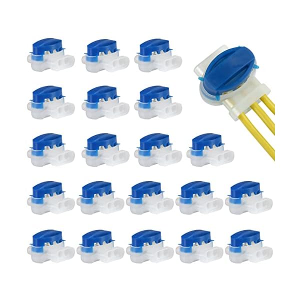 Gwhole pack of 20 electrical idc 314 box wire connectors for robotic lawn mowers irrigation applications  urban country home decor