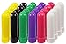 Cornucopia Essential Oil Aromatherapy Empty Nasal Inhaler Tubes (24-Pack, Assorted Colors); Colored Plastic Tubes w/ Wicks