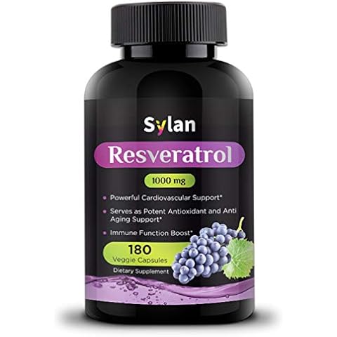 SYLAN Trans Resveratrol 1000mg 180 Capsules Cover