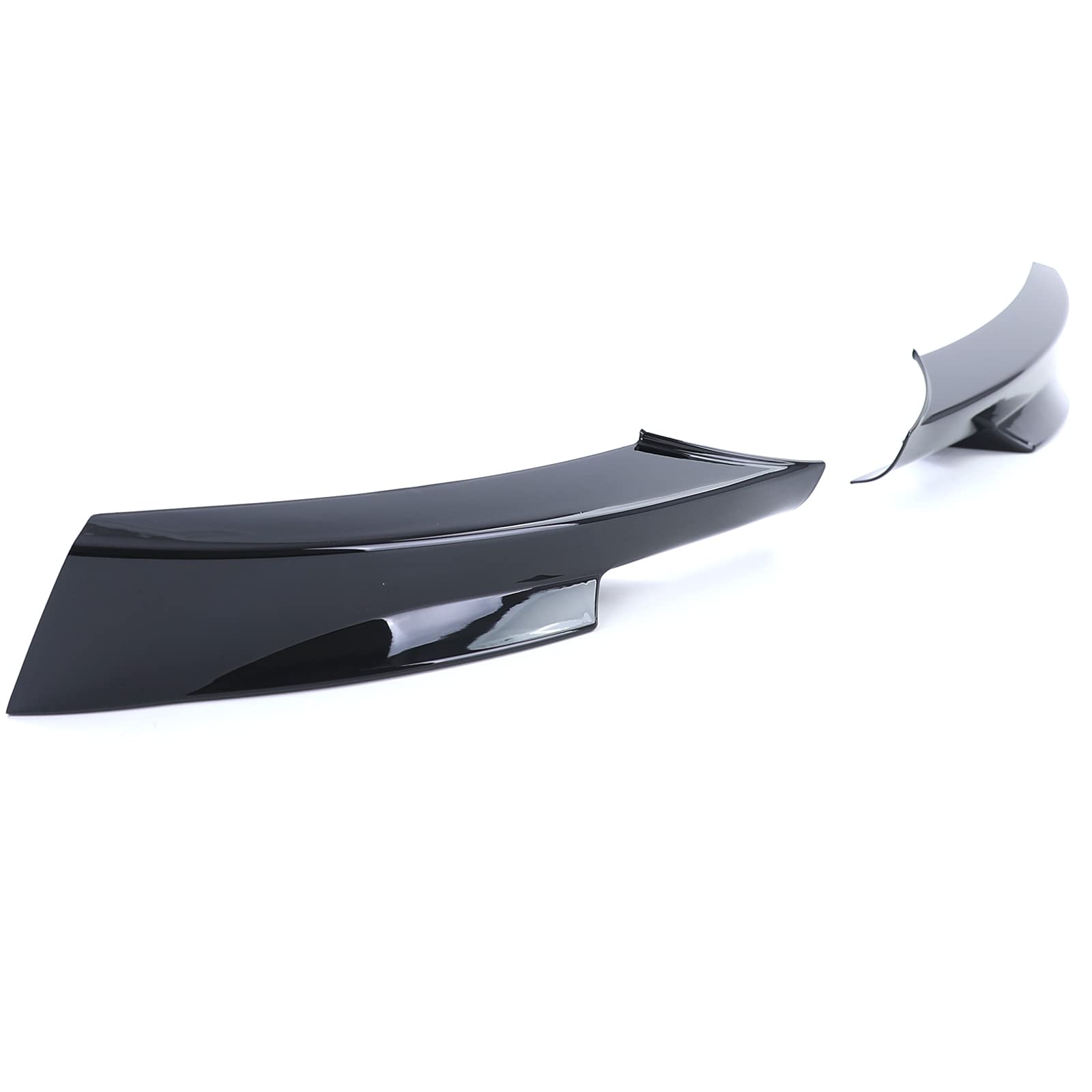Front Spoiler Ecken Splitter Schwarz Glanz passend für 3er BMW E90 E91 08-12