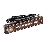 HEY JOE ! - Premium Classic Razor Carbon Edition | Klasyczna maszynka do golenia ze stali nierdzewnej do użytku osobistego i profesjonalnego, czarna