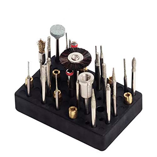 45 Holes Rotary Tool Bit Holder Organizer Drill Bits Holder Plastic Storage Case Box Block For Dremel Rotary Tool Accessories #TOP5