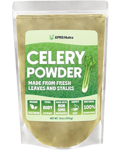 XPRS Nutra Celery Powder - Fresh Powder Antioxidant - Premium