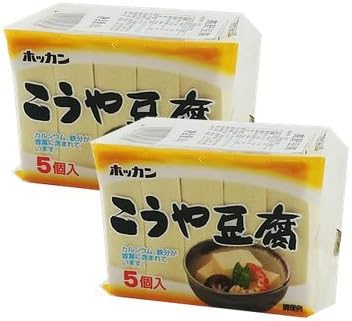 Freeze-dried Tofu from HOKKAIDO [Imported with SAIKO JAPAN Coupon Gift] (2 packages)