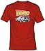 Camisetas EGB Camiseta Regreso Al Futuro Delorean ochenteras 80´s Retro (Rojo, 5XL)