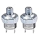 LKRXW 2 Stück Druckschalter für Kompressor 110-140 PSI Luftpumpe Schalter 1/4 NPT Luftkompressor Steuerschalter Automatische Druckregelventil für Kompressoren DC 12V 24V AC 110V 220V