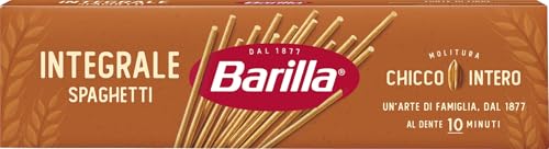 Barilla Pasta Spaghetti Integrali, Pasta Lunga di Semola Integrale di Grano Duro - 500 g