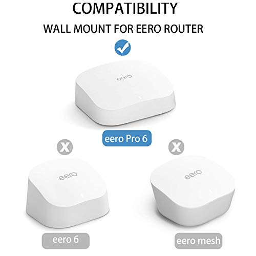 Support mural eero Pro 6 avec adhésif VHB ultra solide Holaca