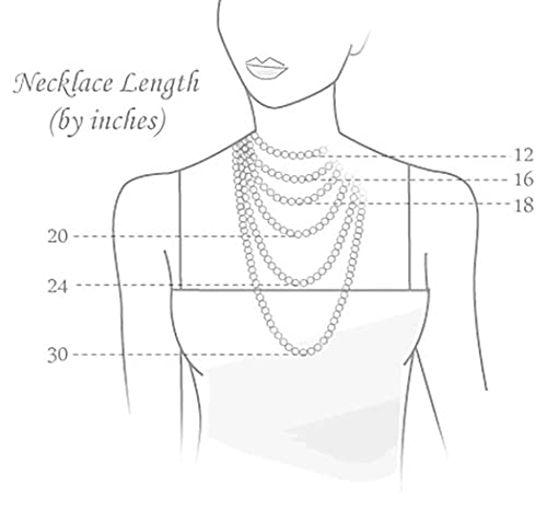 14K Gold 9-10mm White Freshwater Cultured Pearl Necklace in AAA Quality, 16, 18, 20 Inches4