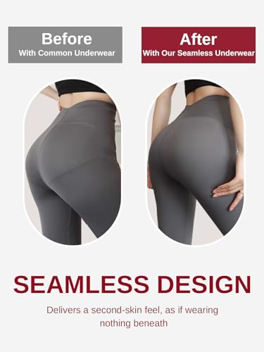 Thongs for Women Seamless Breathable Soft Underwear No Show Ladies Panties 6 Pack2