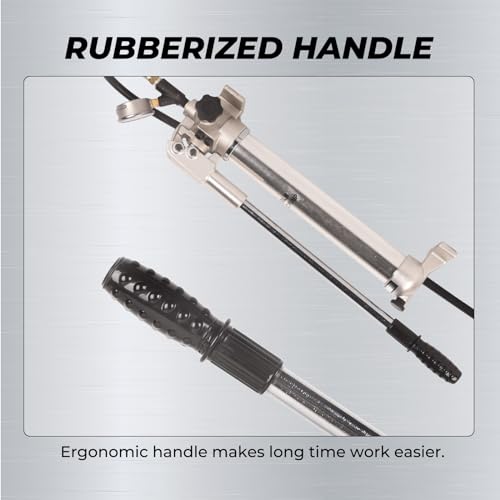 Image of 900cc Hydraulic Hand Pump 10000Psi Single Acting Manual Hydraulic Lifting Pump CP-700LB Hydraulic Lifting Pump with Pressure Guage