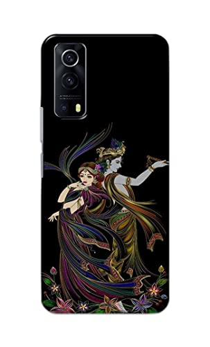 Image of Lord Radha and Krishna Hard Back Case Cover for Vivo Y53S / IQOO Z3 Back Cover -(J5) VNS2223