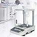 RustyVioum Analytical Balance 0.0001g 0.1mg, 110V Precision Lab Scale w/AC Adapter, Digital Precision Scal for Laboratories Industry Agriculture Jewelry Business