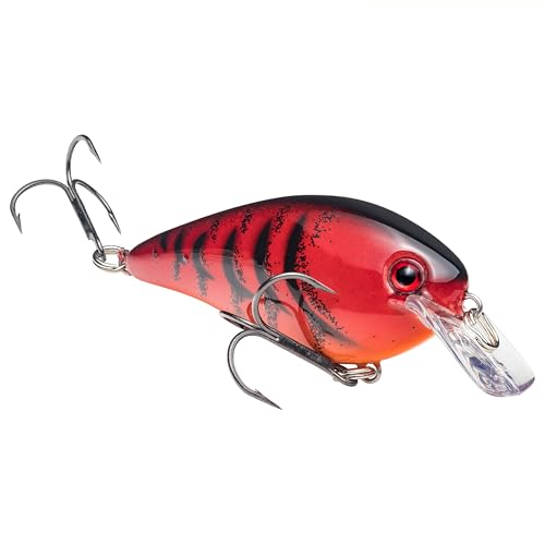 Strike King (HCKVDS1.5-450) KVD Square Bill 1.5 Fishing Lure 450 - Delta Red 3/8 oz Unique Action