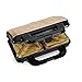 Tower T27013RG Deep Fill Sandwich Maker with Extra Deep and Easy to Clean Non-Stick Plates, Automatic Temperature Control, 900W, Rose Gold and Black